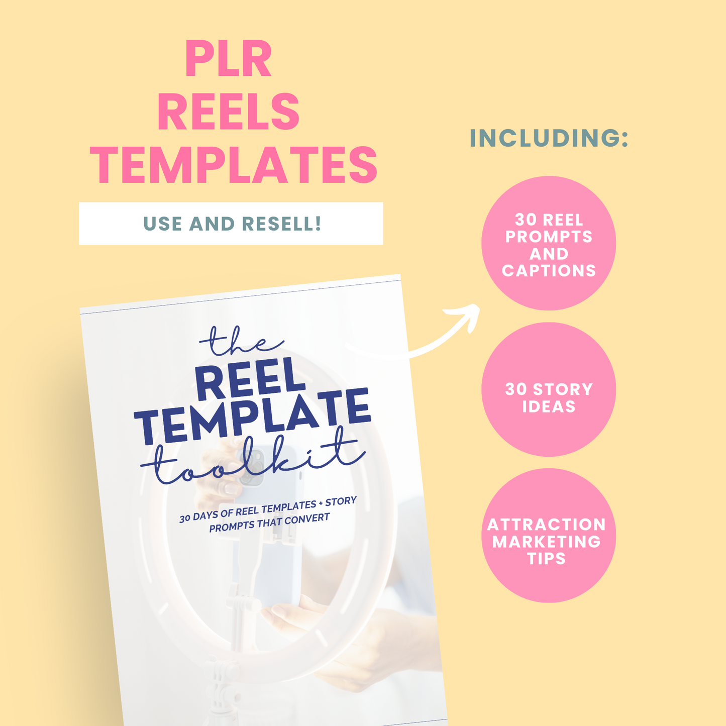 Instagram Reels Template Toolkit with PLR